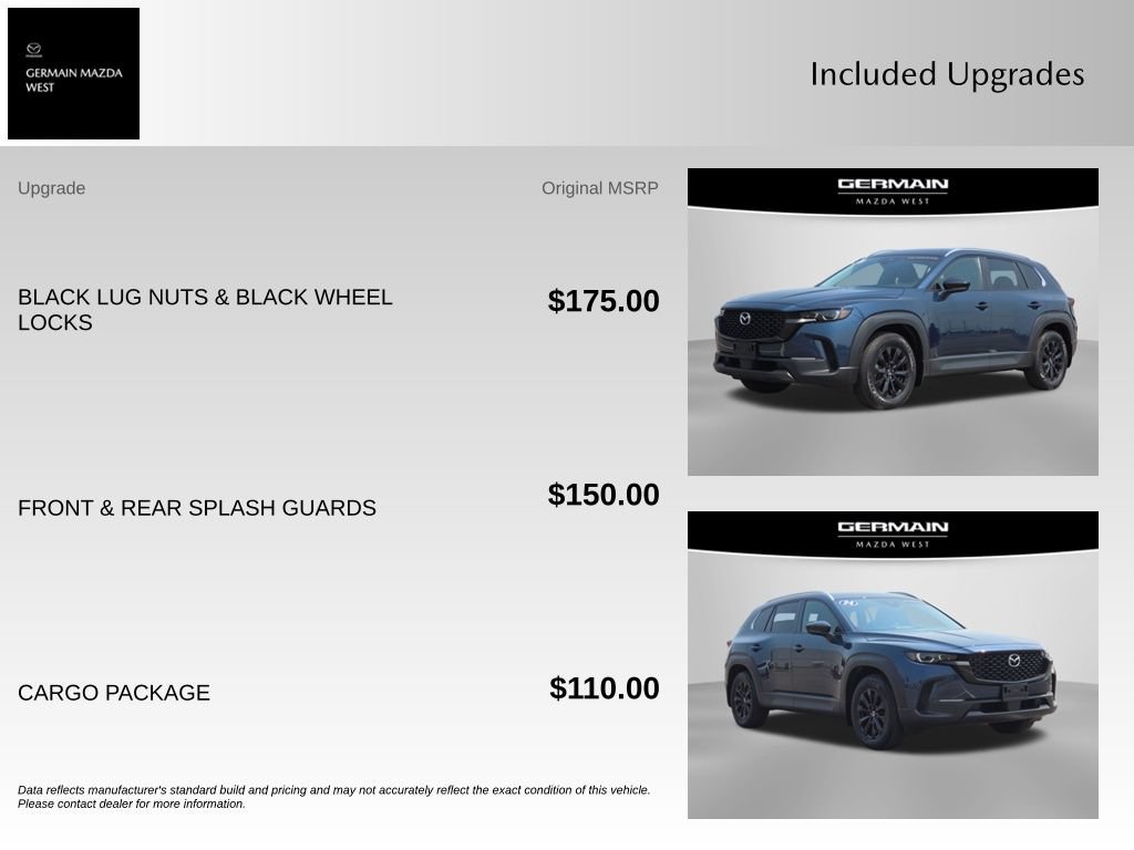Certified 2024 MAZDA CX-50 AWD 2.5 S w/ Cargo Package image 9