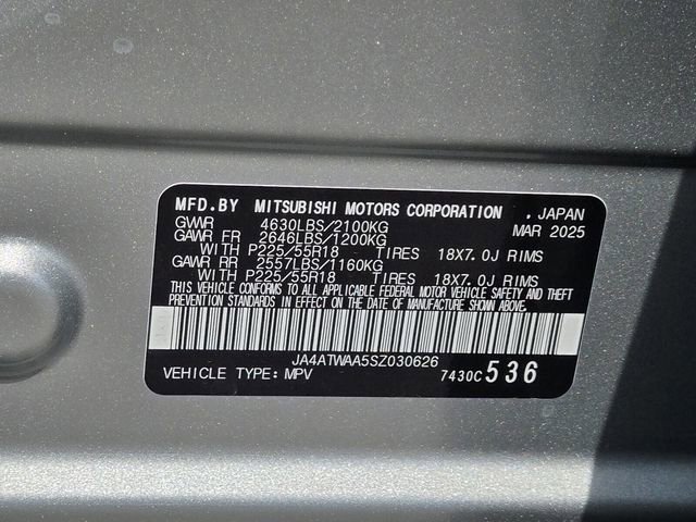 New 2025 Mitsubishi Eclipse Cross Black Edition image 9