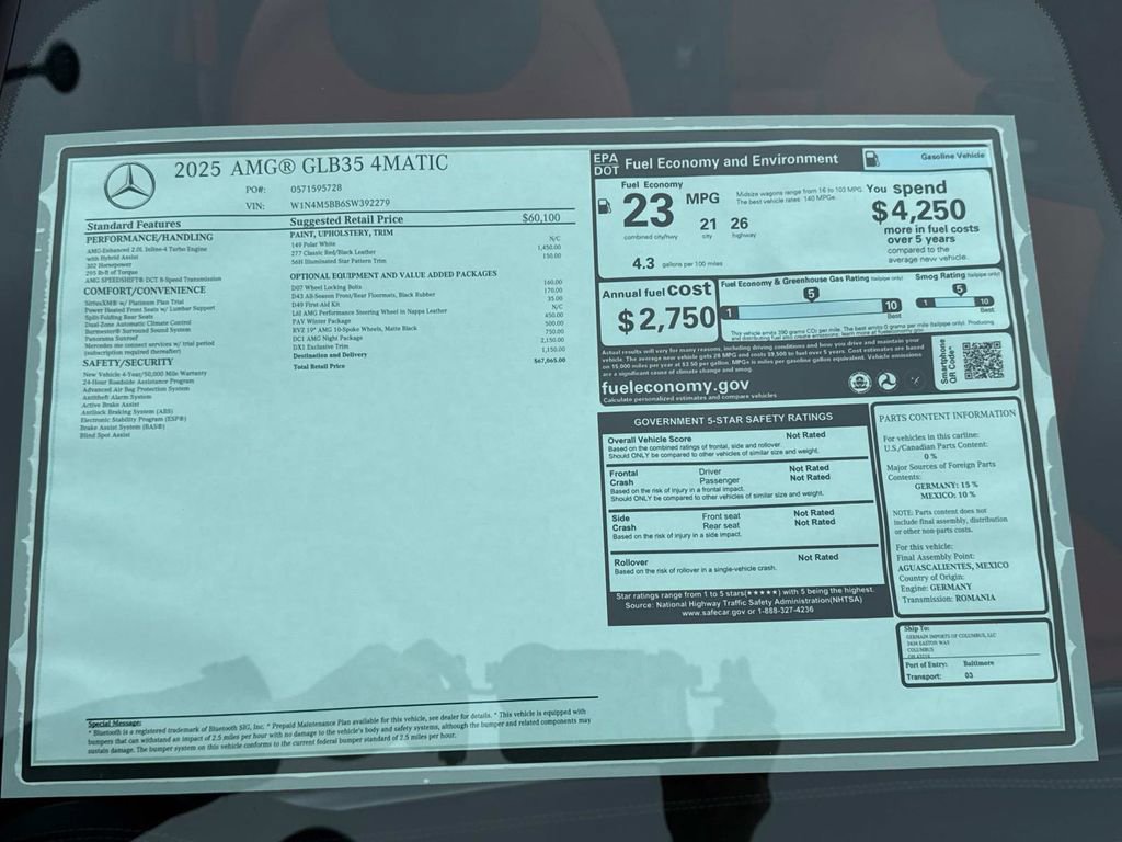 New 2025 Mercedes-Benz GLB 35 AMG GLB 35 AMGﾮ image 10