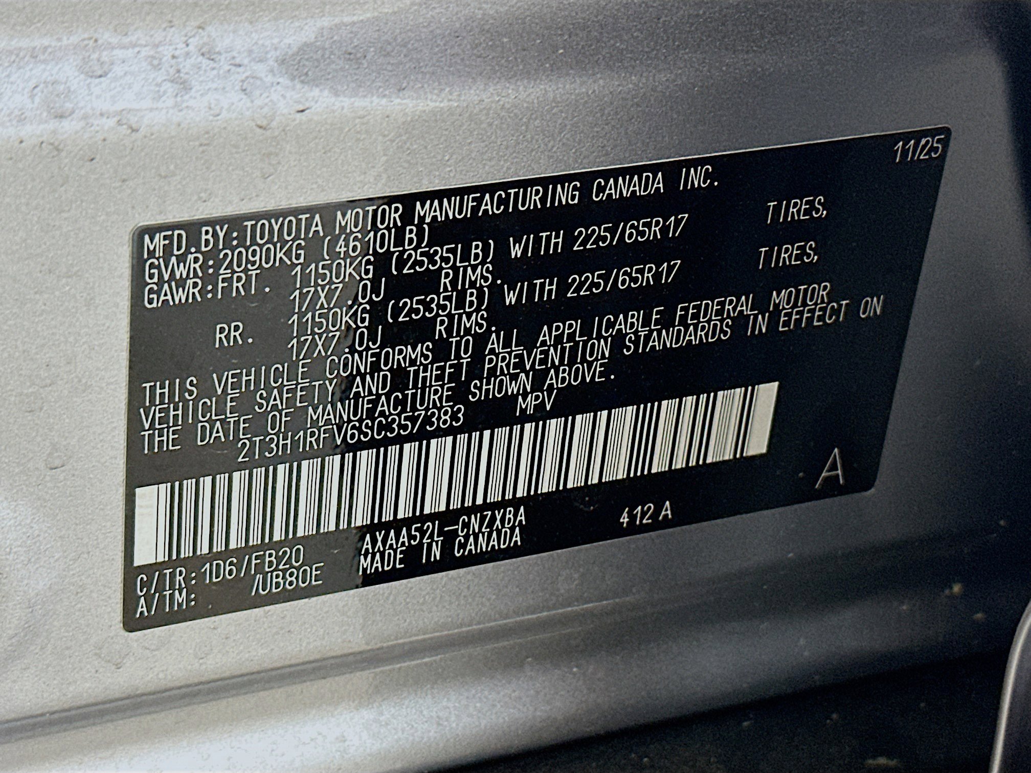 Used 2025 Toyota RAV4 LE image 12