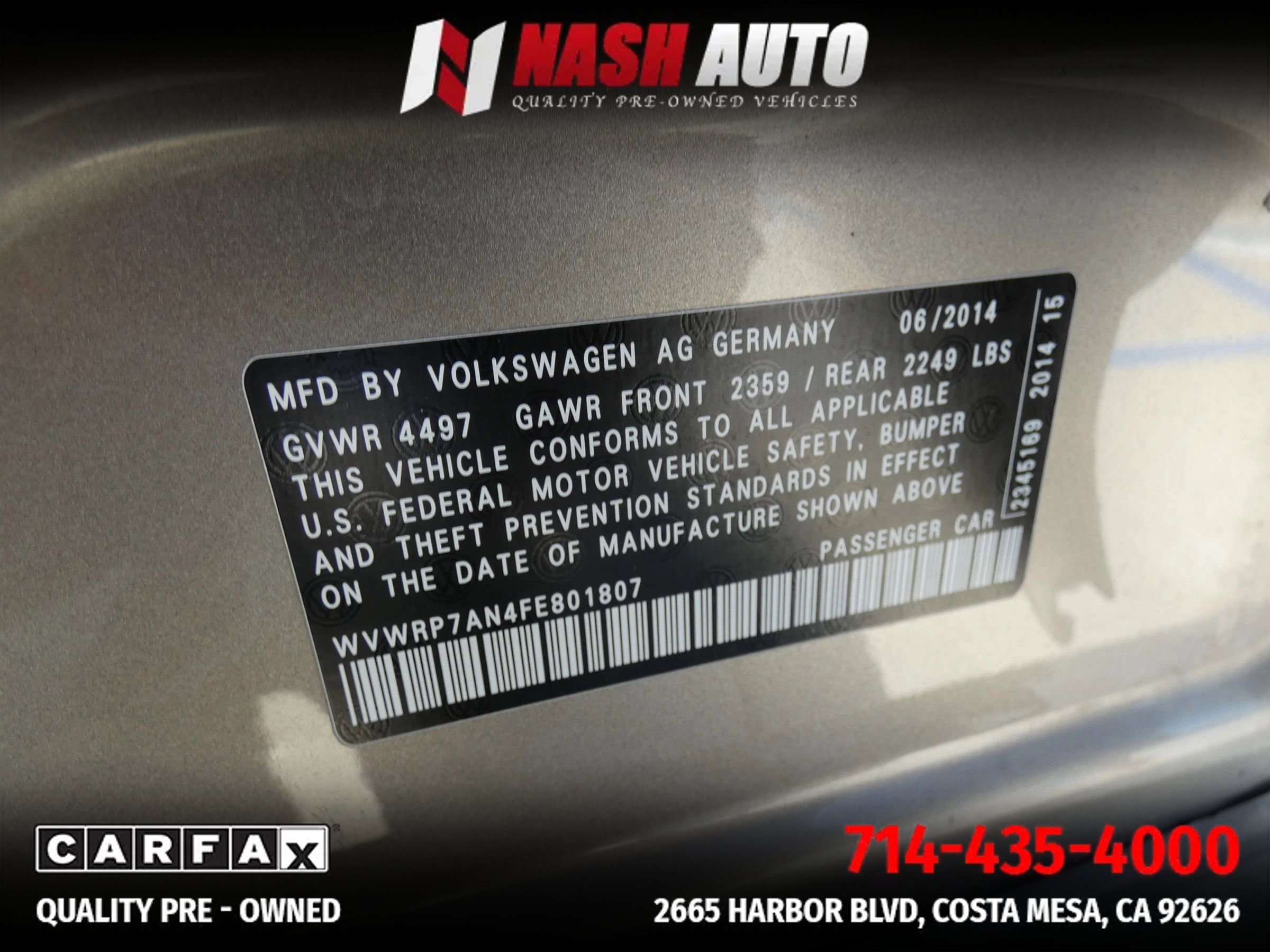 Used 2015 Volkswagen CC Executive FWD image 73