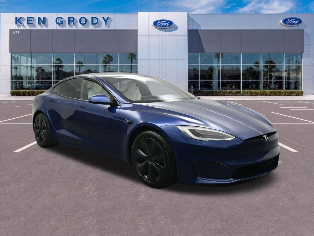 Used 2021 Tesla Model S Plaid AWD/4WD image 1