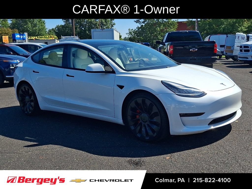 Used 2021 Tesla Model 3 Performance AWD/4WD image 3