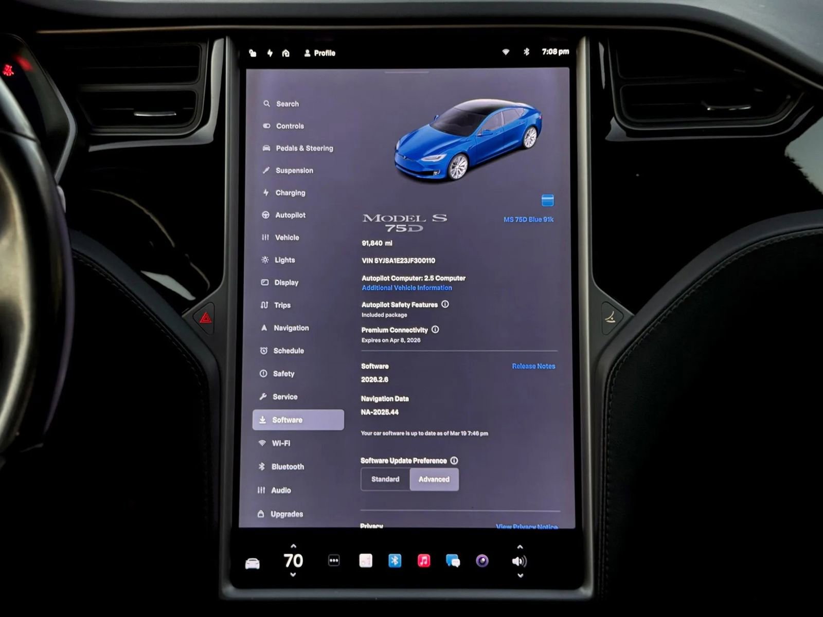 Used 2018 Tesla Model S 75D AWD/4WD image 14