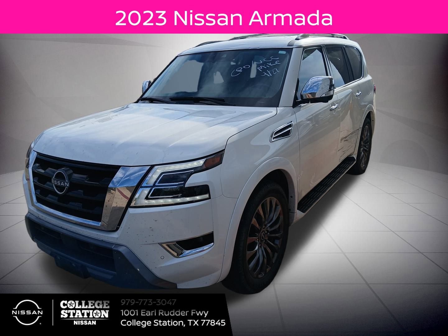 Used 2023 Nissan Armada Platinum w/ Captain's Chairs Package