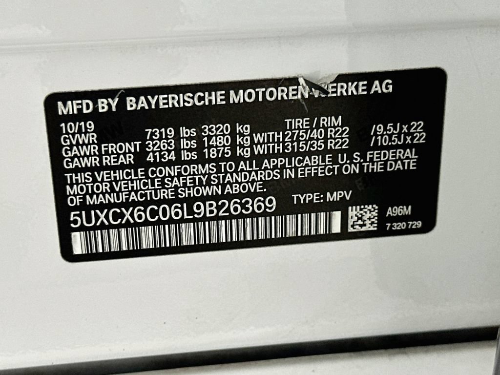 Used 2020 BMW X7 M50i w/ Dynamic Handling Package AWD/4WD image 34