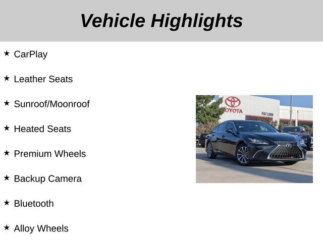 Used 2023 Lexus ES 350 w/ Accessory Package (Z2) FWD image 5