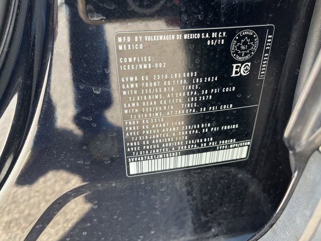 Used 2018 Volkswagen Tiguan SEL Premium image 19