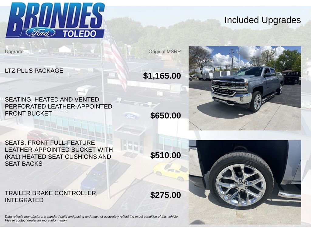 Used 2016 Chevrolet Silverado 1500 LTZ w/ LTZ Plus Package AWD/4WD image 6