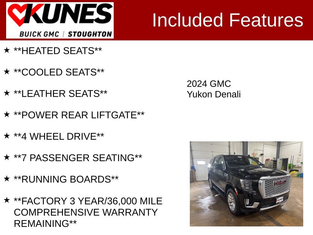 Used 2024 GMC Yukon Denali AWD/4WD image 3