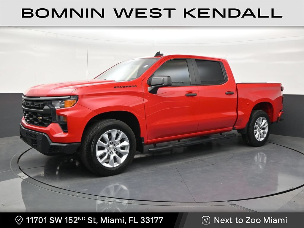 Used 2022 Chevrolet Silverado 1500 Custom w/ LPO, Dark Essentials Package RWD image 1