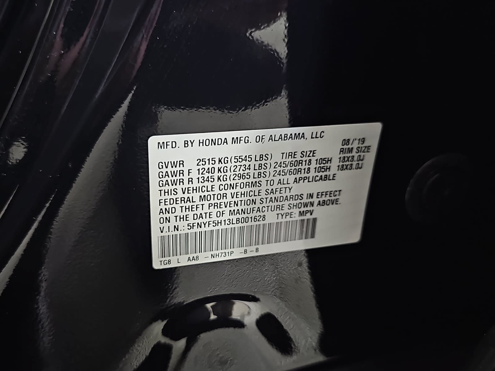 Used 2020 Honda Pilot LX image 29