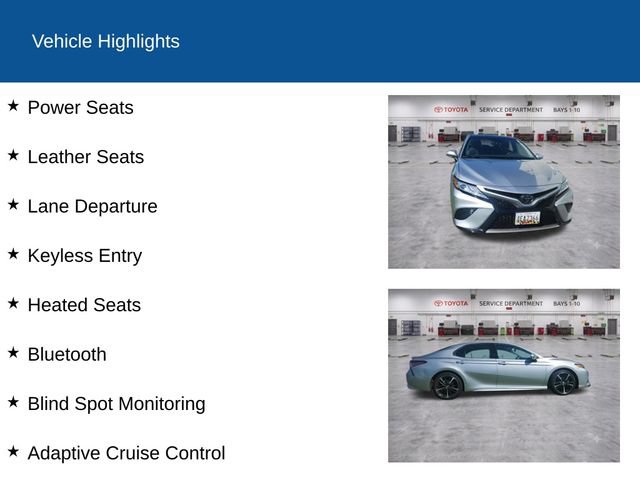 Used 2019 Toyota Camry XSE w/ Carpet Mat Package FWD image 2