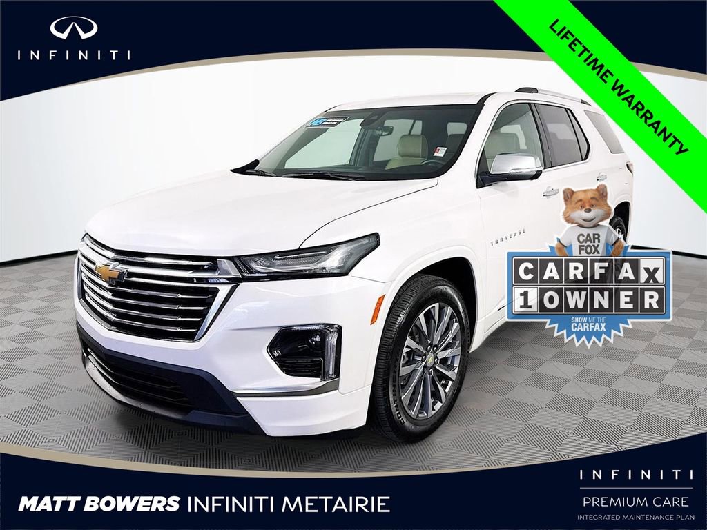 Used 2023 Chevrolet Traverse Premier w/ LPO, Floor Liner Package image 1