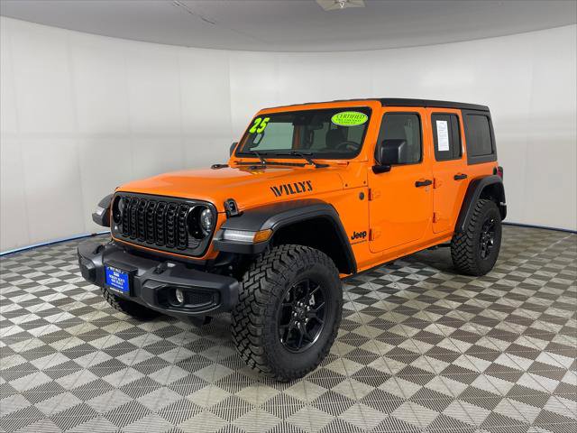 Certified 2025 Jeep Wrangler Willys image 1