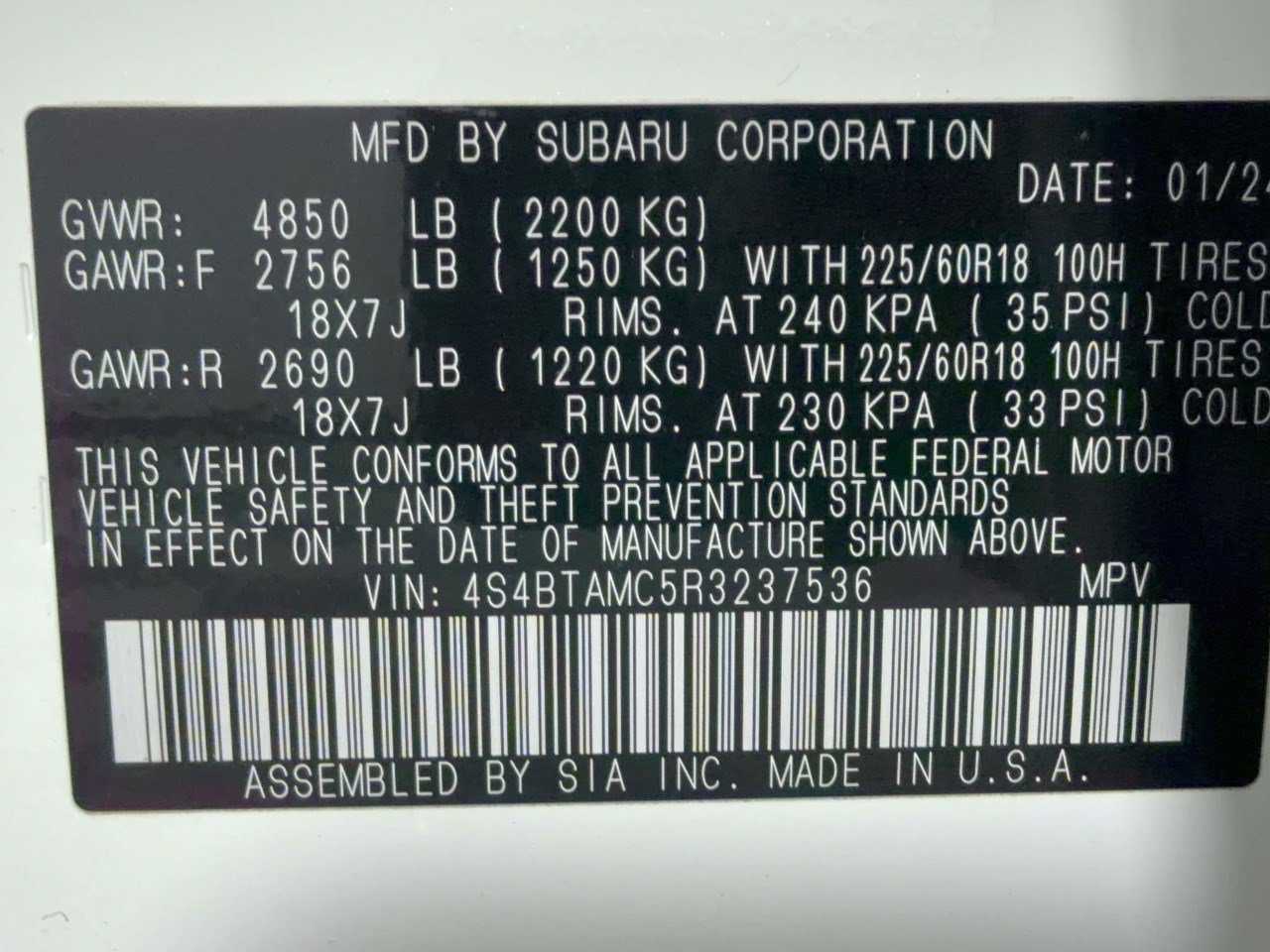Used 2024 Subaru Outback Limited AWD/4WD image 31