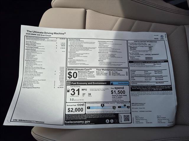 New 2026 BMW 228i w/ Technology Package FWD image 17