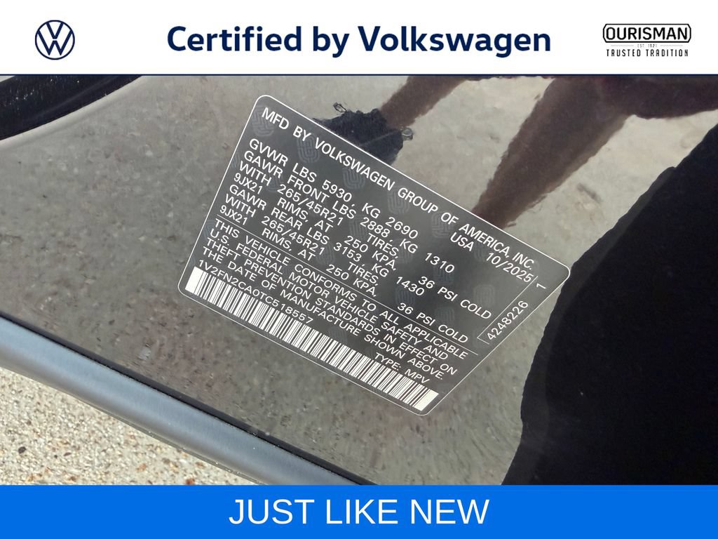 Certified 2026 Volkswagen Atlas SEL Premium R-Line AWD/4WD image 29