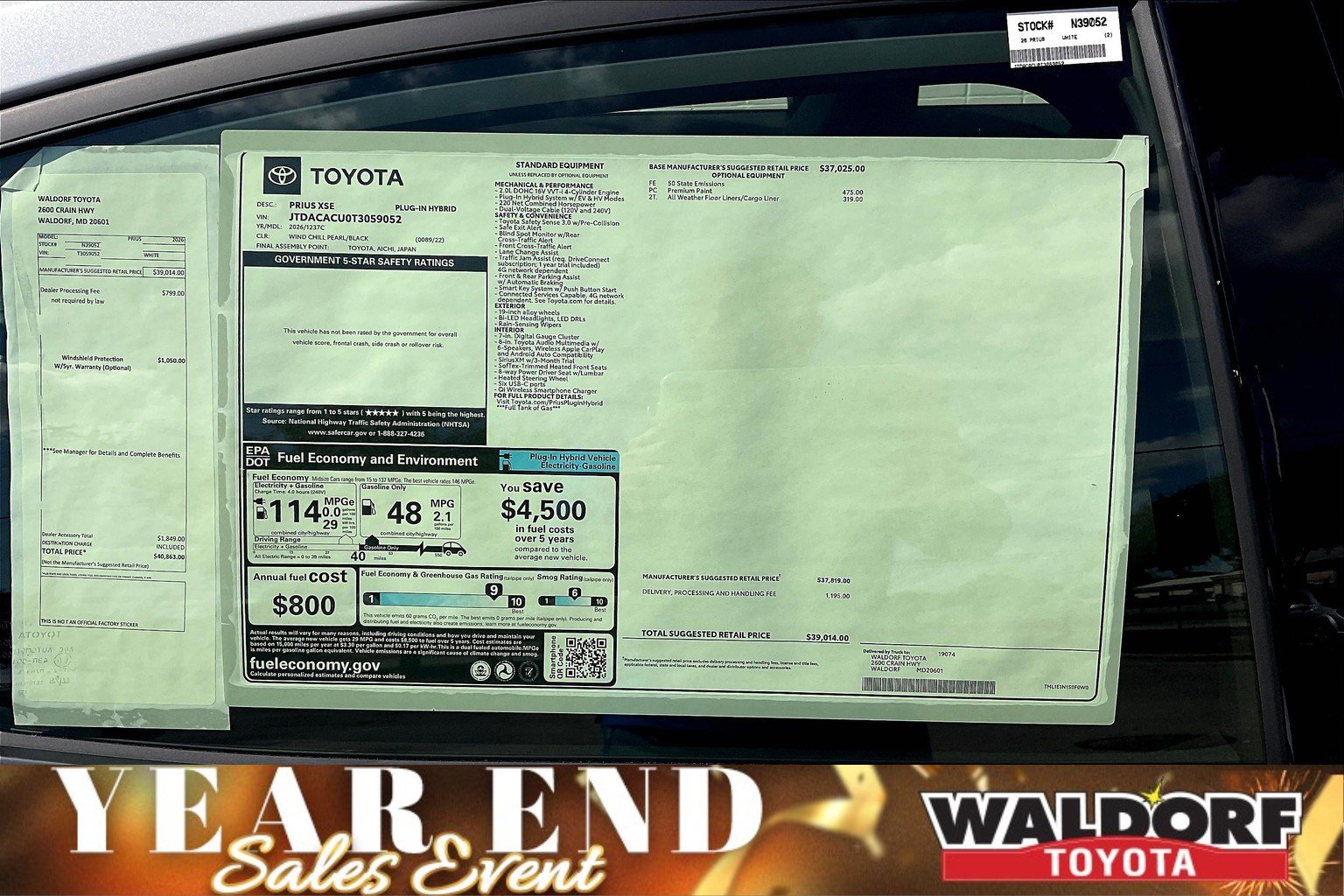 New 2026 Toyota Prius Plug-In Hybrid image 18