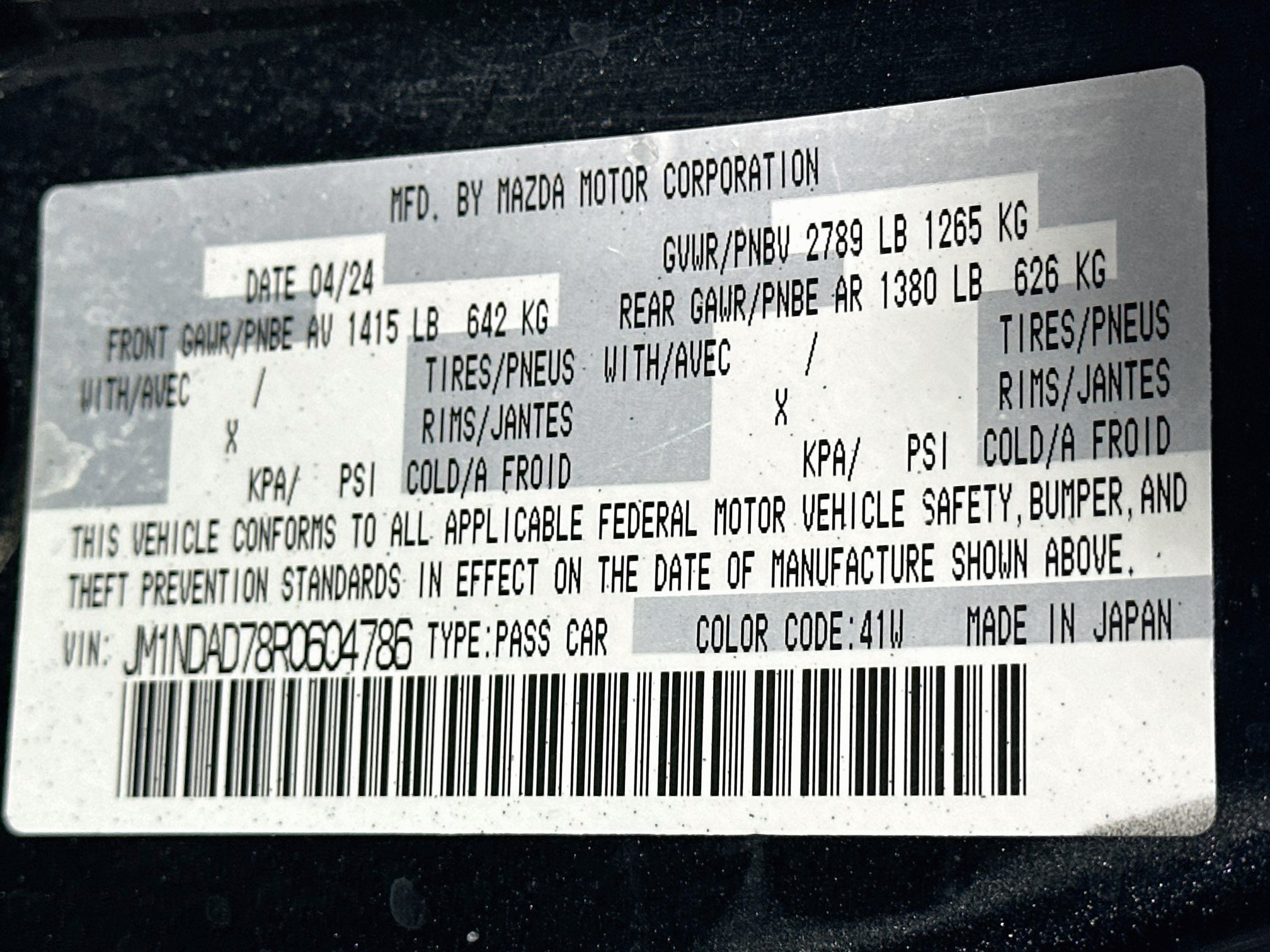 Used 2024 MAZDA MX-5 Miata Grand Touring RWD image 12