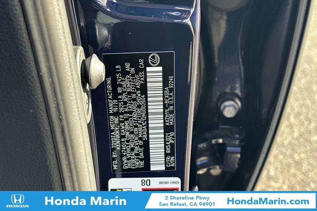 Used 2021 Lexus ES 300h w/ Premium Package image 36