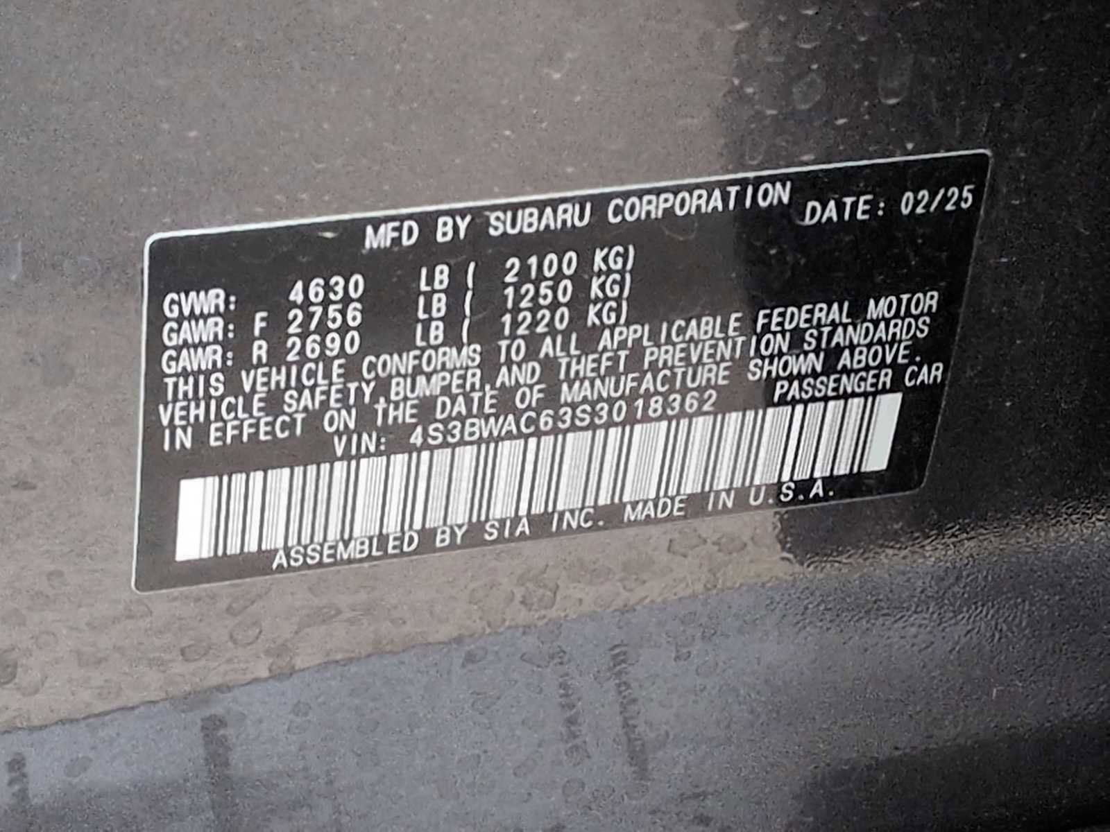 Certified 2025 Subaru Legacy Premium image 34