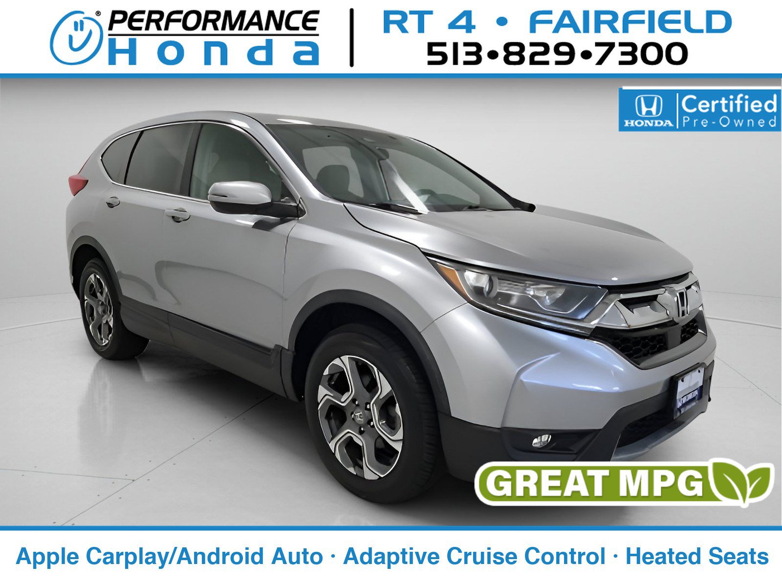 Certified 2018 Honda CR-V EX