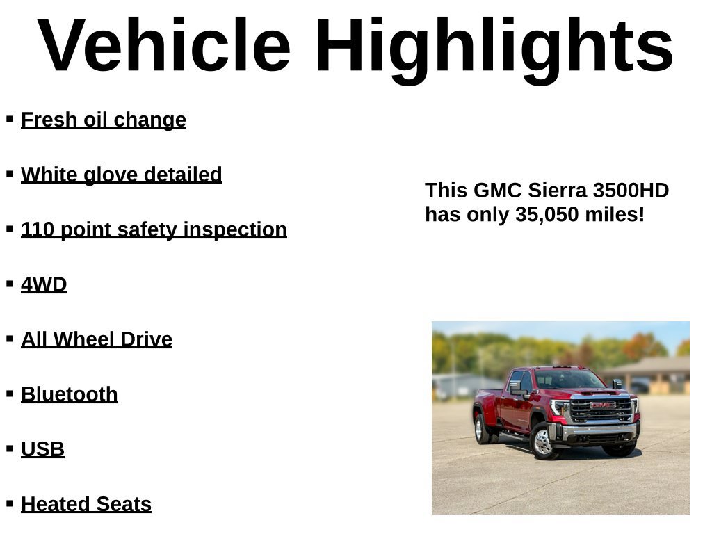 Used 2024 GMC Sierra 3500 SLT AWD/4WD image 34
