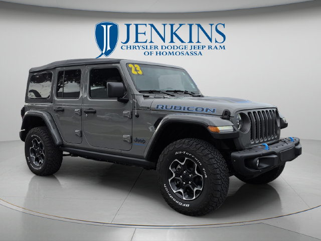 Used 2023 Jeep Wrangler Unlimited Rubicon 4xe w/ Steel Bumper Group AWD/4WD image 2