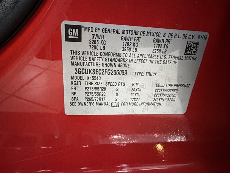 Used 2015 Chevrolet Silverado 1500 LTZ Z71 image 38