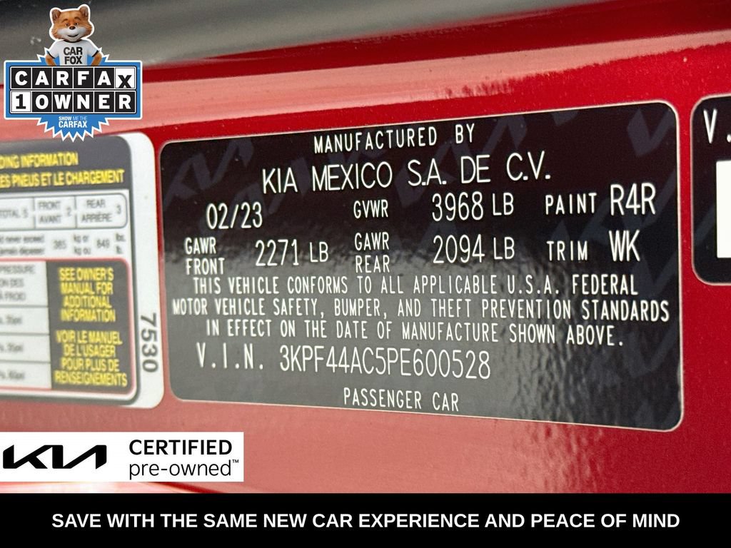 Certified 2023 Kia Forte GT w/ GT2 Package FWD image 40