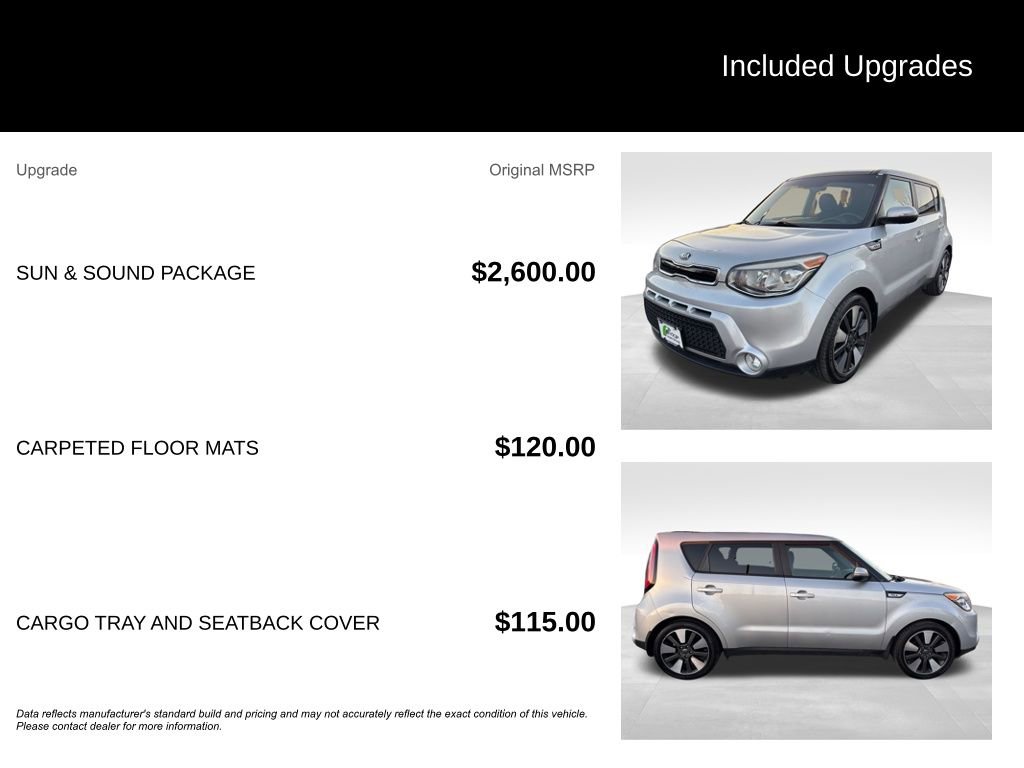 Used 2015 Kia Soul ! w/ Sun & Sound Package image 10