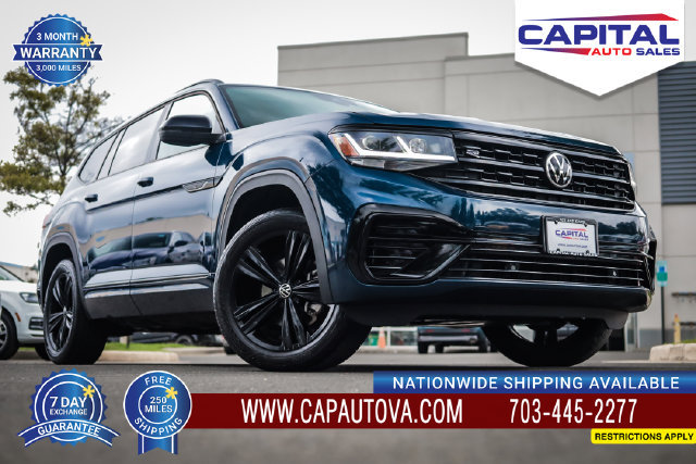 Used 2022 Volkswagen Atlas SEL R-Line AWD/4WD image 1