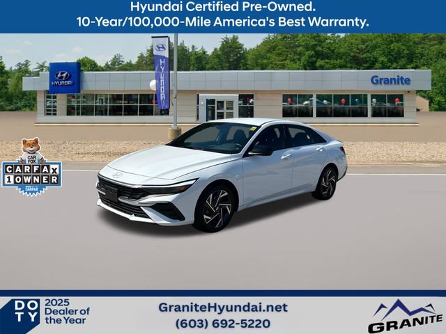 Certified 2025 Hyundai Elantra SEL