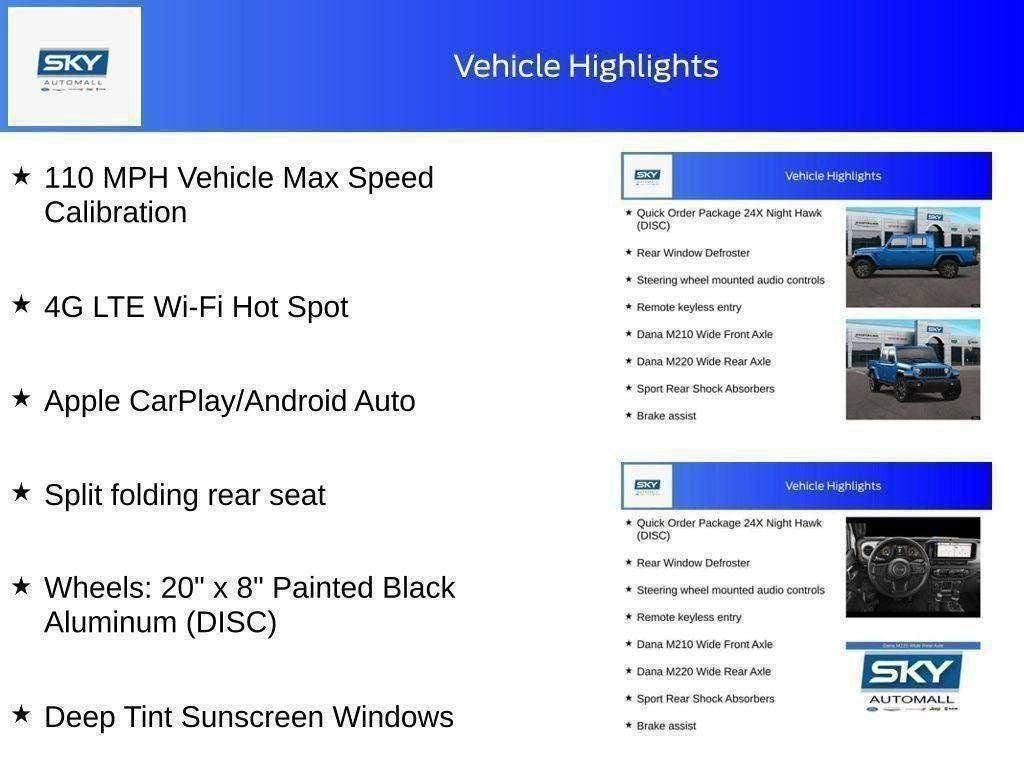 New 2025 Jeep Gladiator Sport image 87