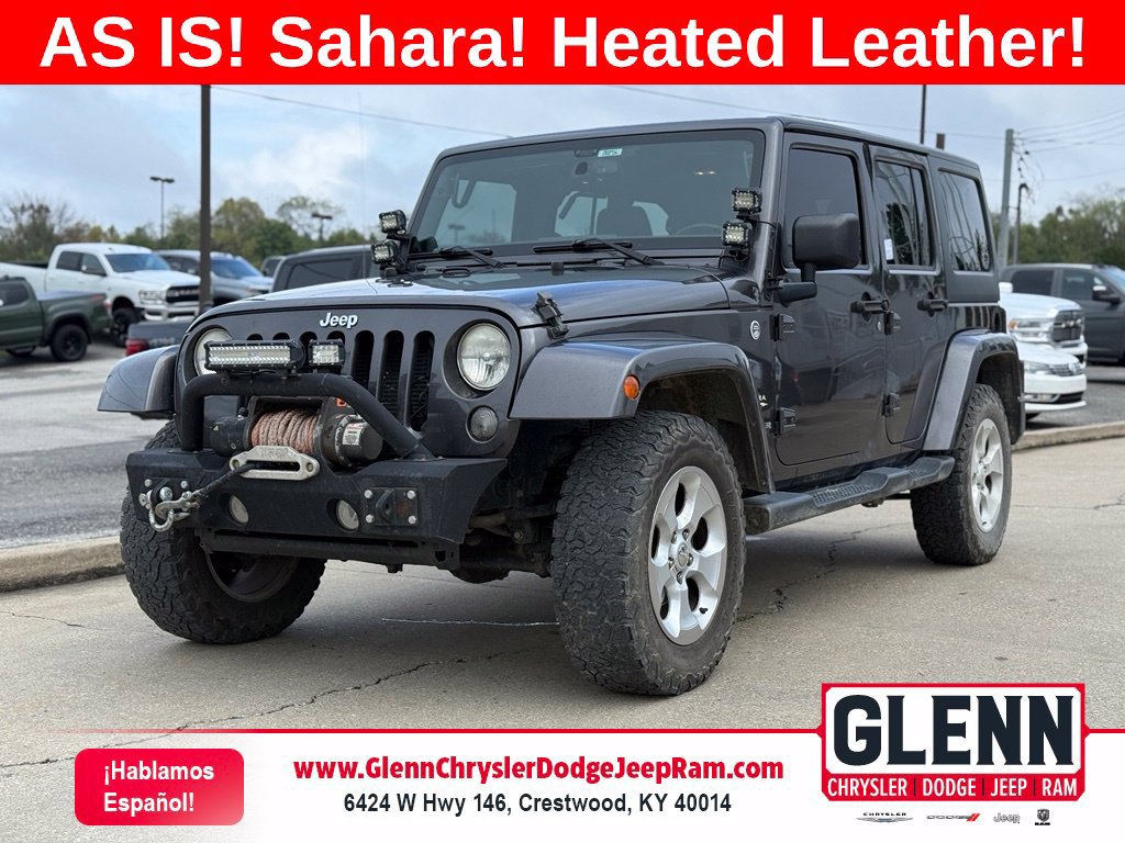 Used 2014 Jeep Wrangler Unlimited Sahara w/ Connectivity Group AWD/4WD image 1