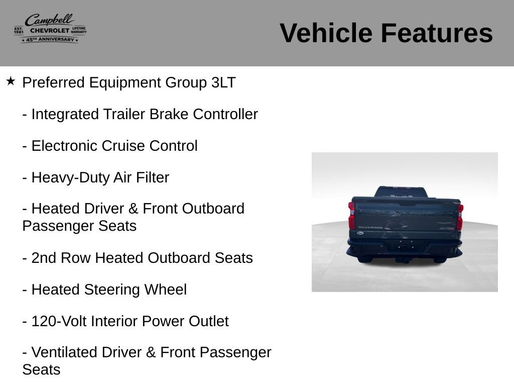 Used 2025 Chevrolet Silverado 1500 ZR2 w/ Technology Package AWD/4WD image 21