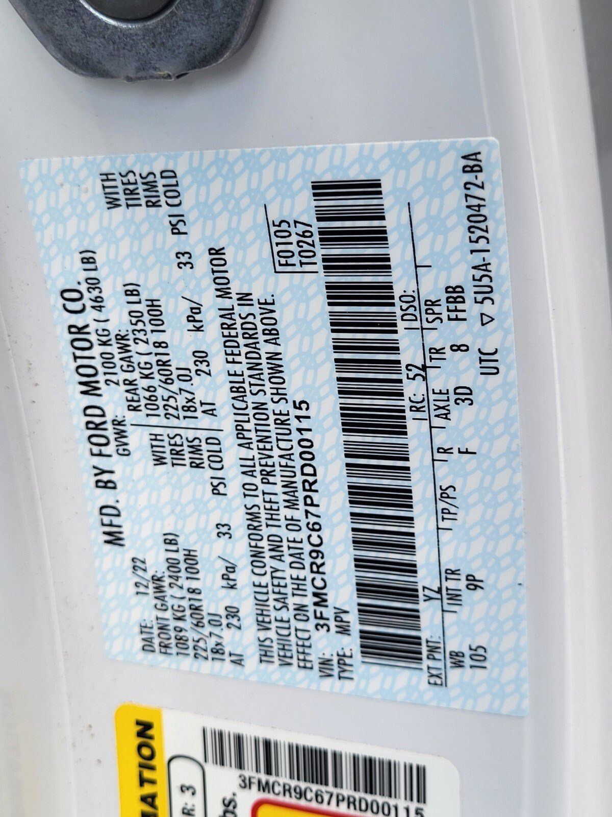 Certified 2023 Ford Bronco Sport Outer Banks w/ Tech Package image 35