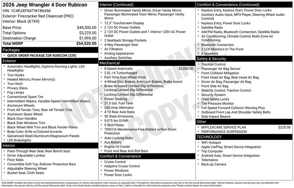 New 2026 Jeep Wrangler Unlimited Rubicon image 15