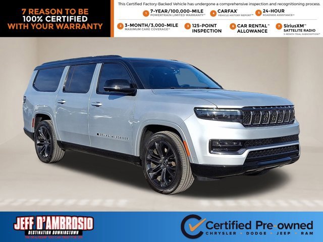 Certified 2024 Jeep Grand Wagoneer L Series II w/ Quick Order Packagew 28T image 1