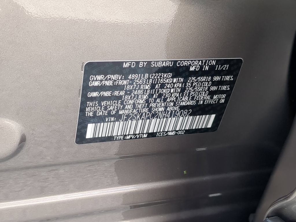 Certified 2022 Subaru Forester Limited w/ Popular Package #3 AWD/4WD image 36