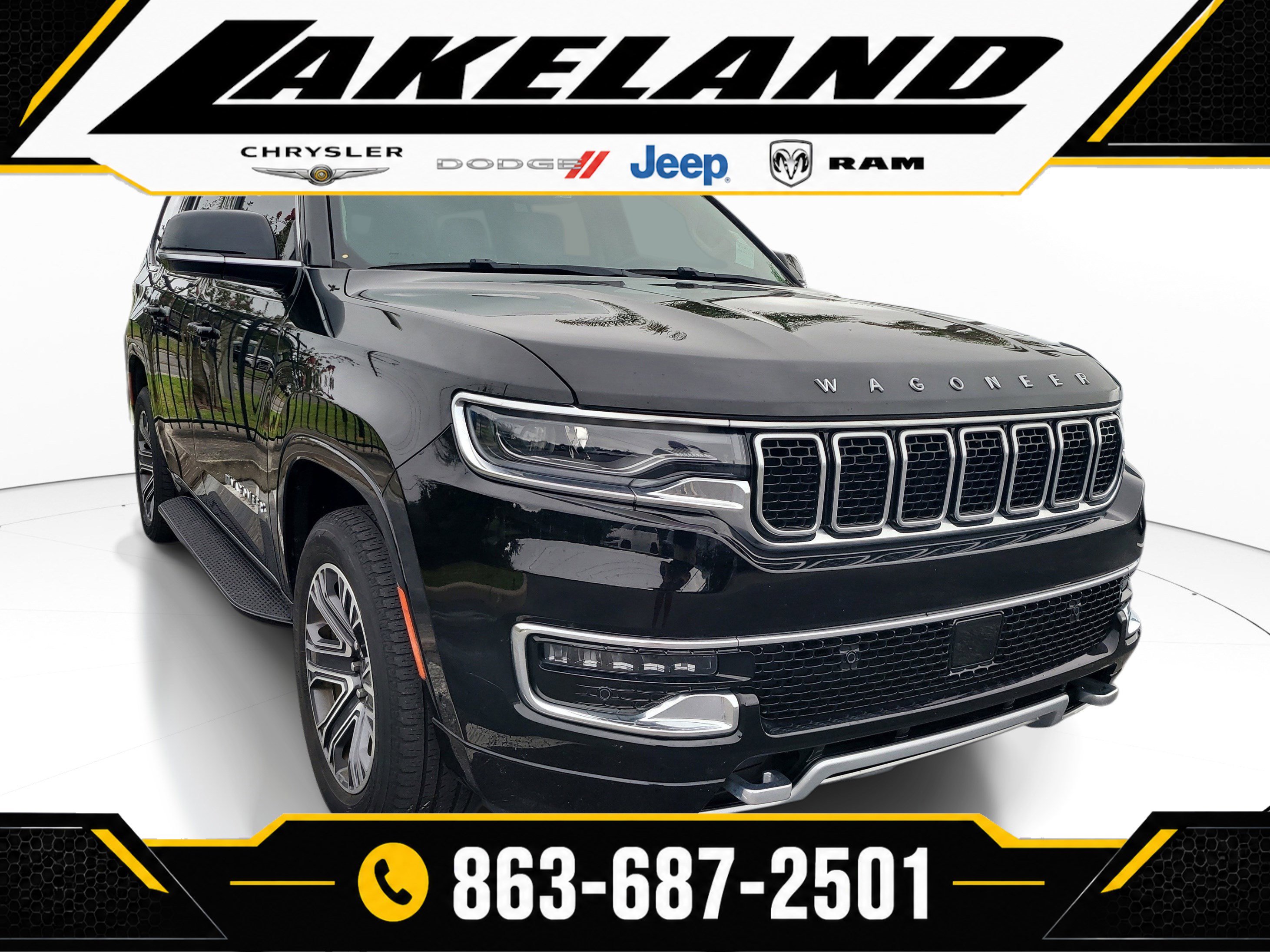 Used 2023 Jeep Wagoneer Series II w/ HD Trailer Tow Package RWD image 1