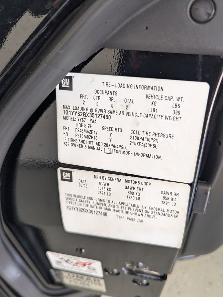 Used 2003 Chevrolet Corvette Convertible w/ Preferred Equipment Group1 image 24