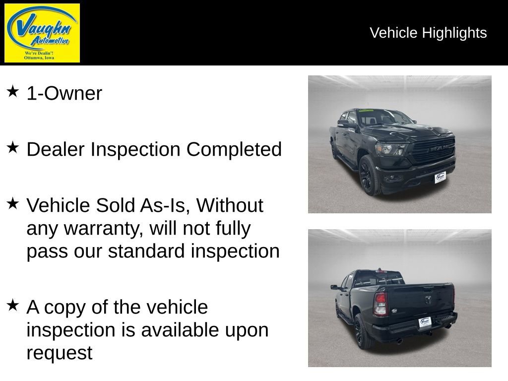 Used 2020 RAM 1500 Big Horn AWD/4WD image 2