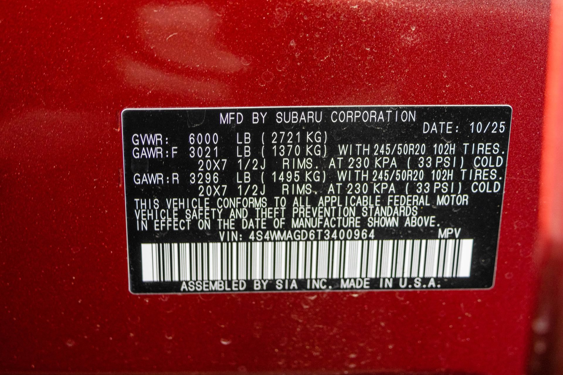 Used 2026 Subaru Ascent Limited AWD/4WD image 58