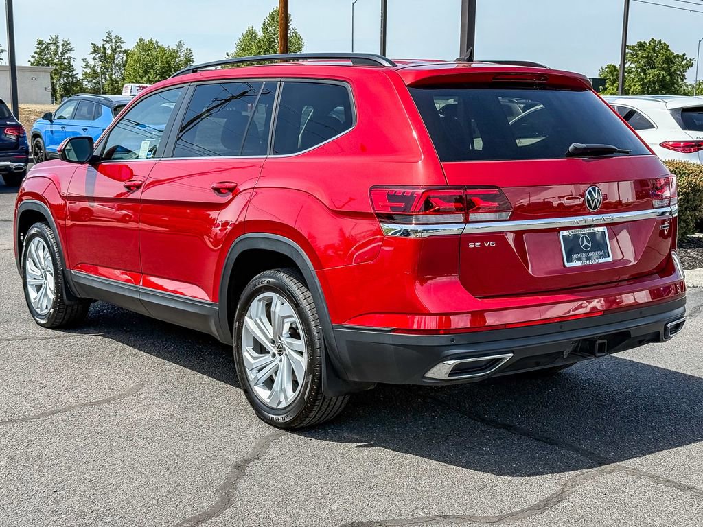 Used 2021 Volkswagen Atlas SE w/ Towing Package AWD/4WD image 8