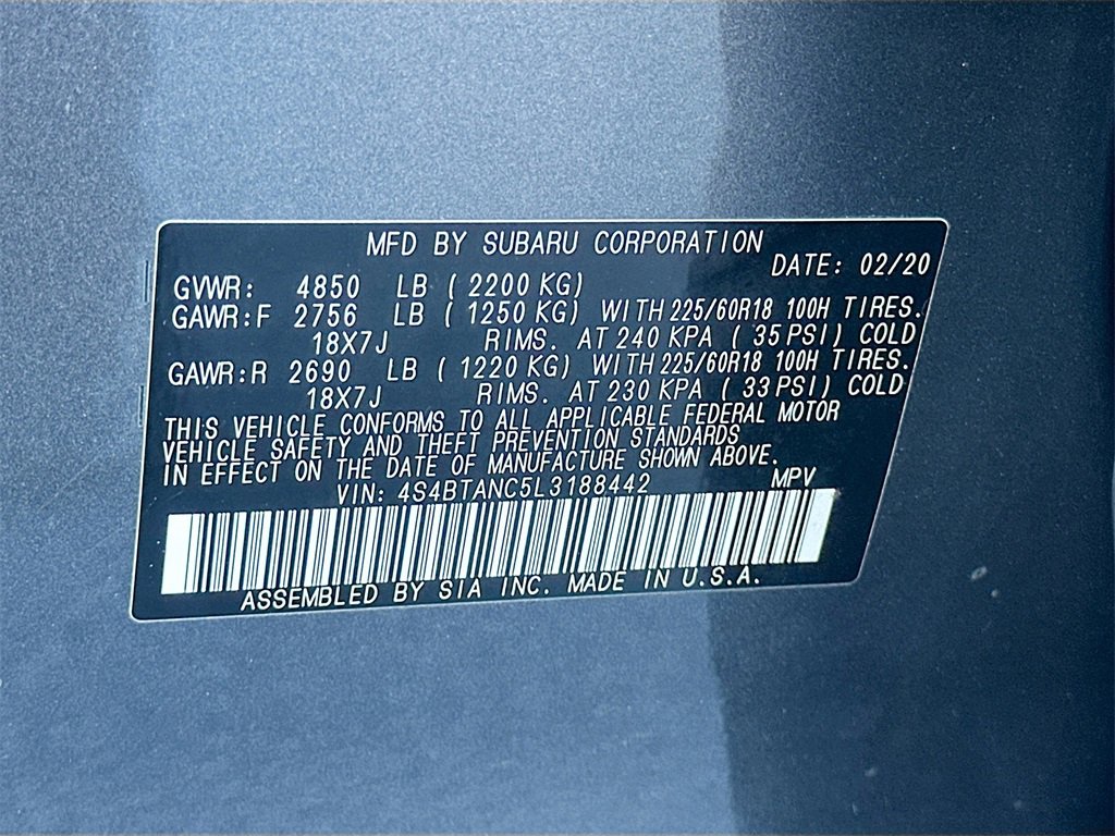 Used 2020 Subaru Outback Limited image 33