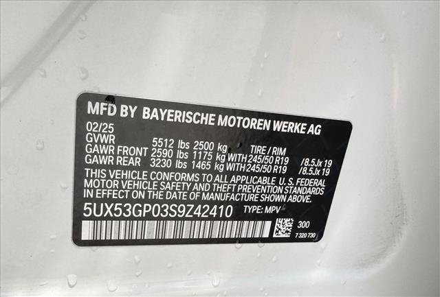 Used 2025 BMW X3 xDrive30i w/ Convenience Package AWD/4WD image 22