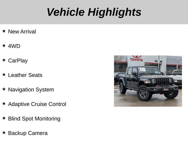 Used 2023 Jeep Gladiator Rubicon w/ Trailer Tow Package image 5