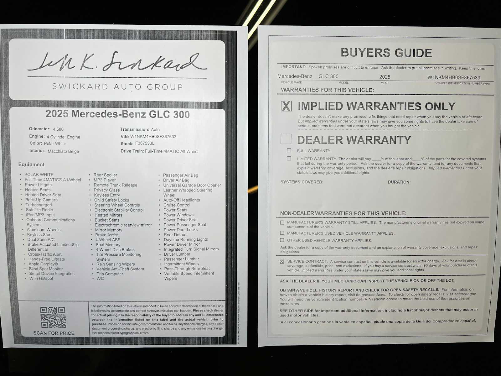 Certified 2025 Mercedes-Benz GLC 300 4MATIC image 43